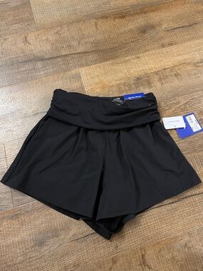 JoyLab Black Fold-Over Waist Skort